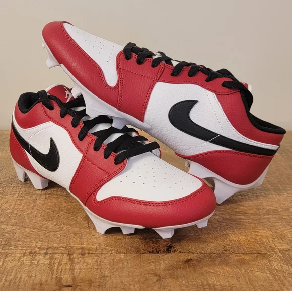 Air Jordan 1 Low TD Vapor Edge Chicago Football Cleat FJ6245-106 Men Size 10 s-l400.jpg main image 3